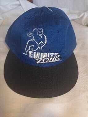 Starter Emmitt Zone Blue/Black Snapback Hat The Right Hat